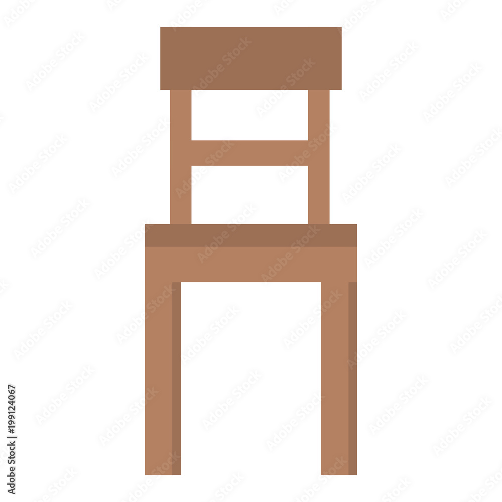 wooden chair isolated icon vector illustration design wooden chair isolated icon vector illustration design