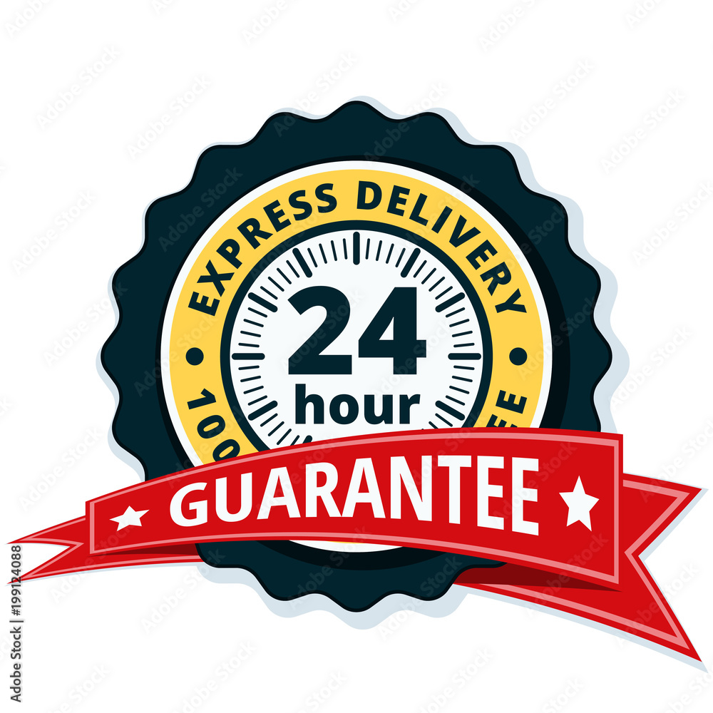 24 Hour Express Delivery illustration 24 Hour Express Delivery illustration