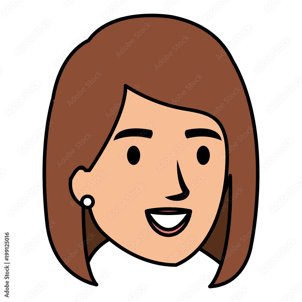 beautiful woman head avatar character vector illustration design beautiful woman head avatar character vector illustration design