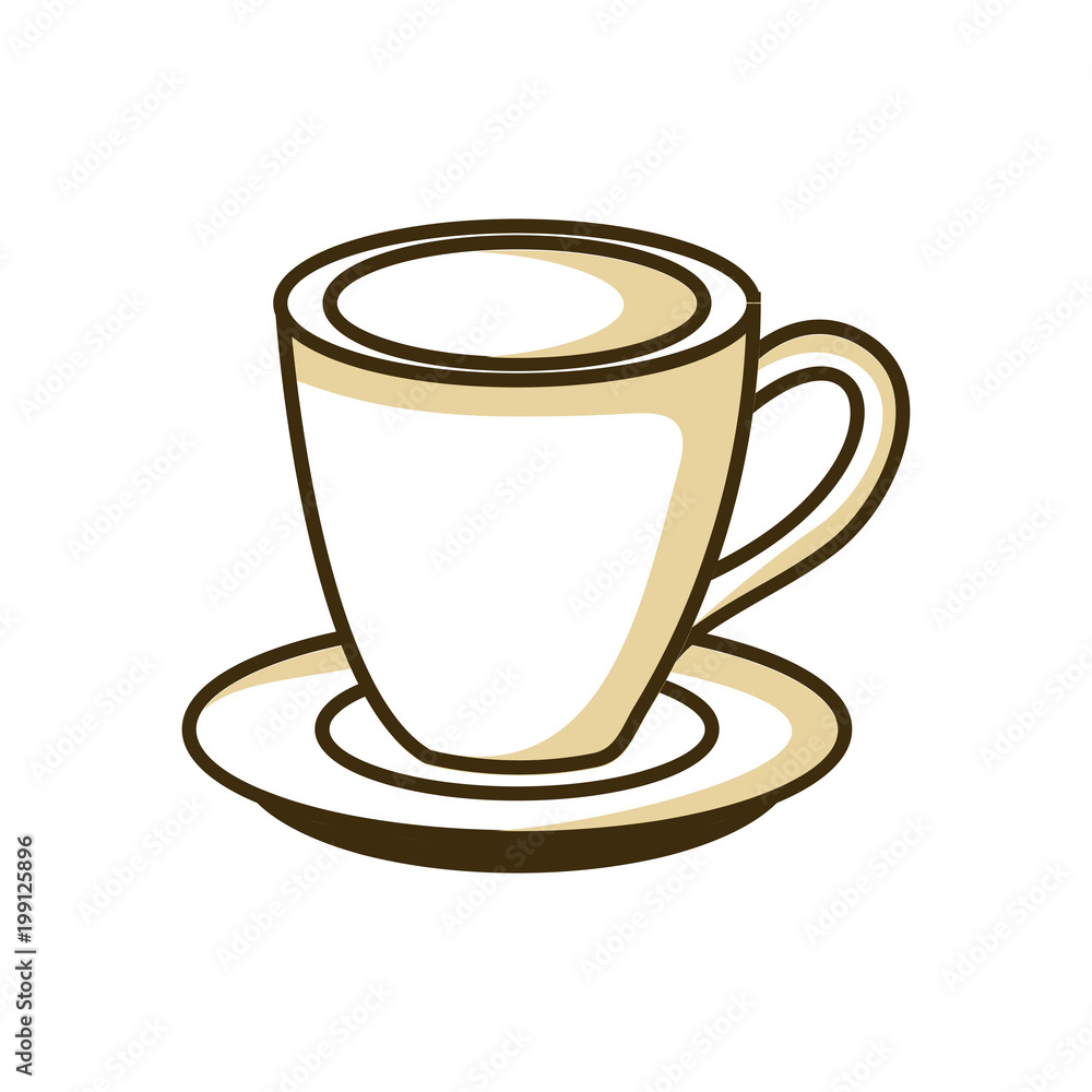 Classic Coffee Cup Illustration Classic Coffee Cup Illustration