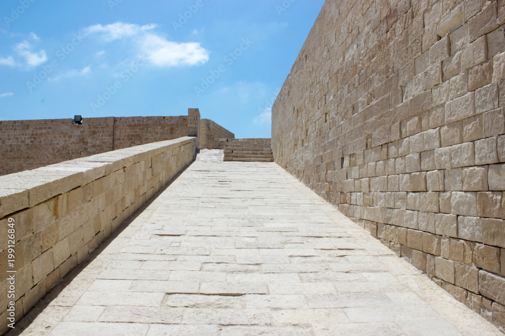 Fototapeta premium A stone path in castle