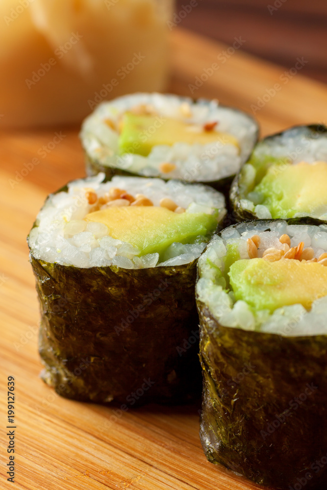 Japanese sushi rolls Japanese sushi rolls