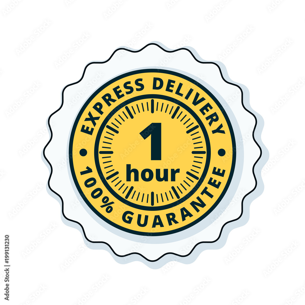 1Hour Express Delivery illustration 1Hour Express Delivery illustration