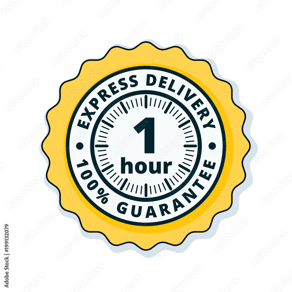 1Hour Express Delivery illustration 1Hour Express Delivery illustration