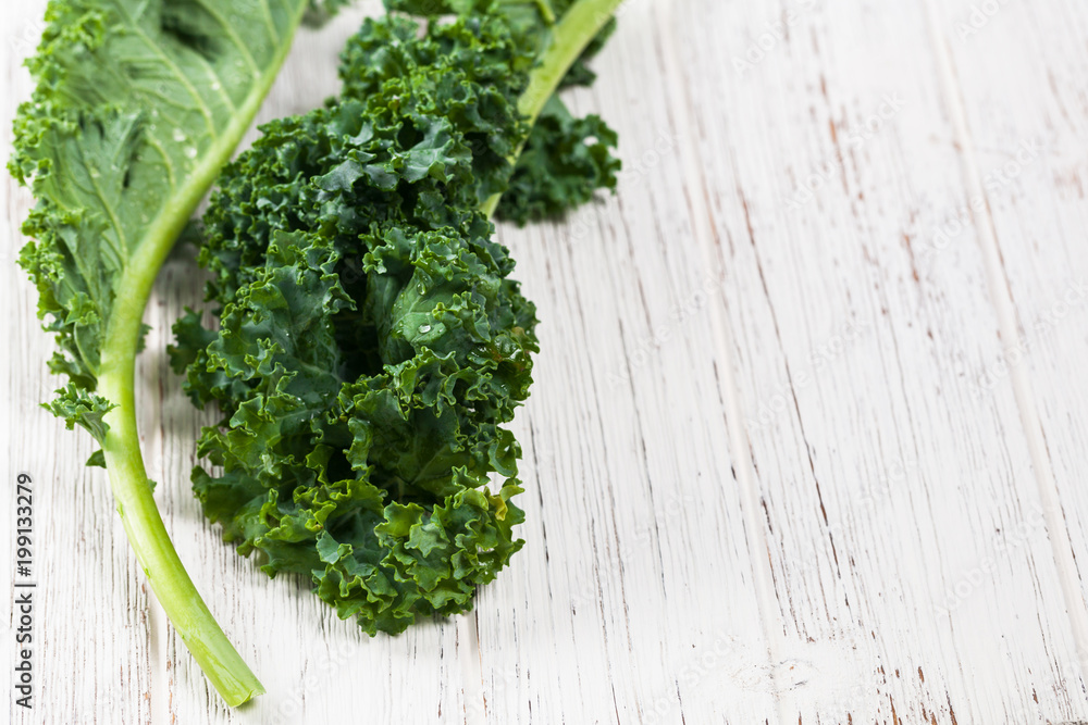 Kale or Leaf Cabbage. Selective focus. Kale or Leaf Cabbage. Selective focus.