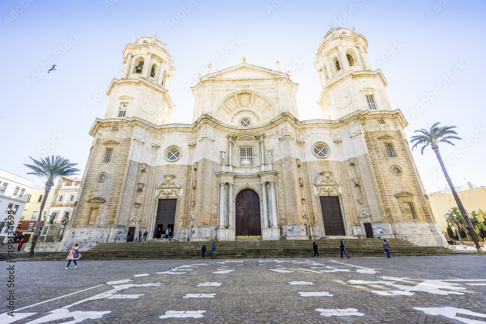 Cathedral of Cadiz built between 1722 and 1838, Andalusia, Spain