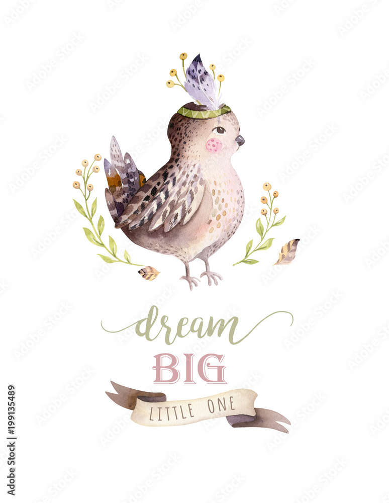 Hand drawing easter watercolor flying cartoon bird and eggs with leaves, branches and feathers. Watercolour spring art illustration in vintage boho style. Greeting bohemian cars. Hand drawing easter watercolor flying cartoon bird and eggs with leaves, branches and feathers. Watercolour spring art illustration in vintage boho style. Greeting bohemian cars.