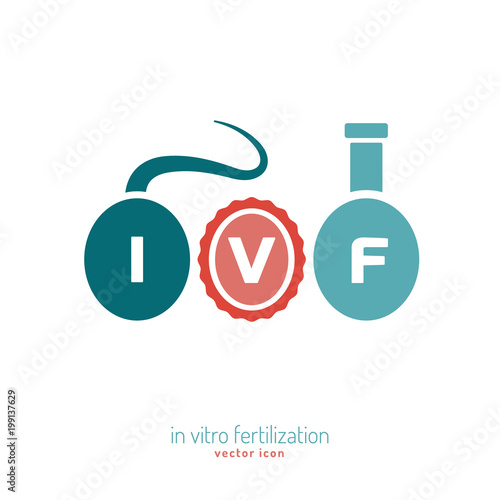 In vitro fertilisation icon