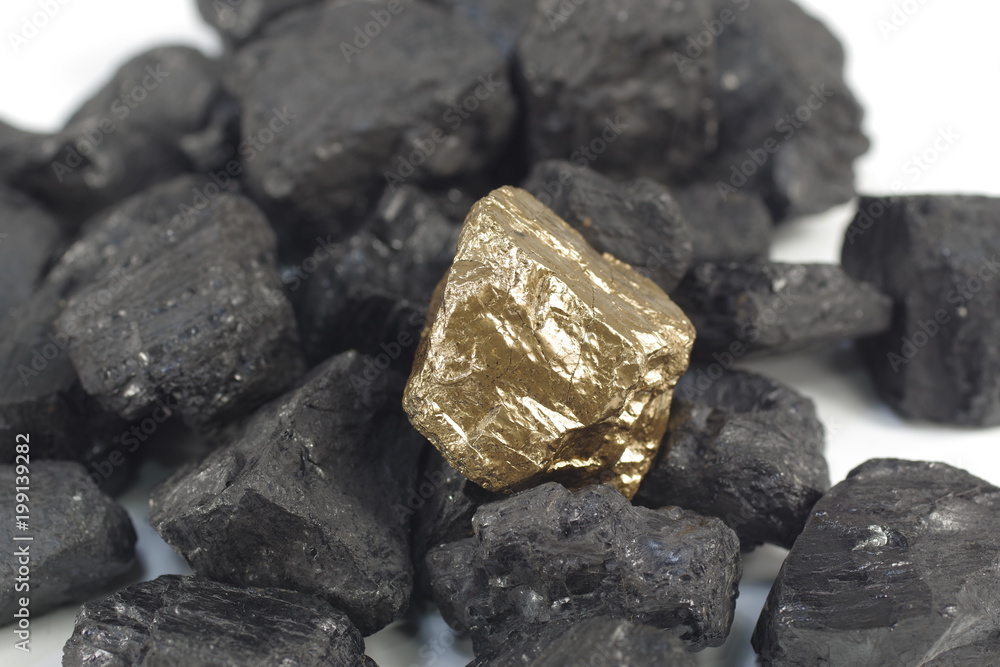 golden nugget on coals background golden nugget on coals background