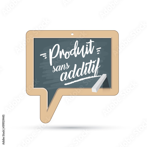 produit sans additif alimentaire