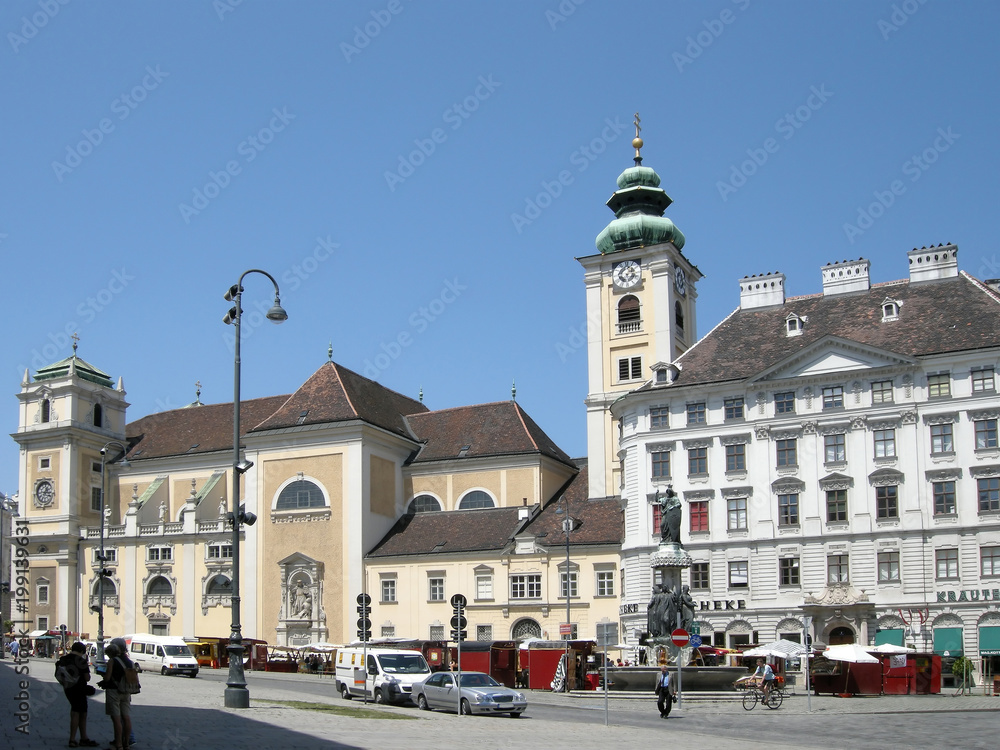 Obraz premium Wien, Schottenkirche