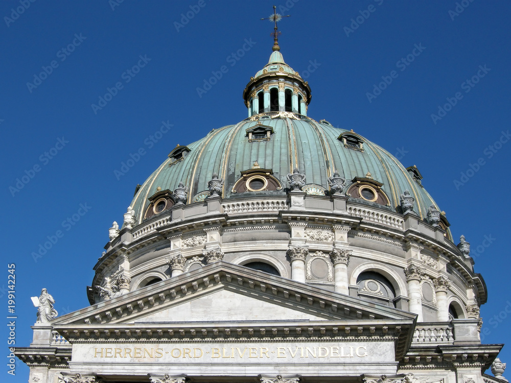 Fototapeta premium Kopenhagen, Frederikskirche