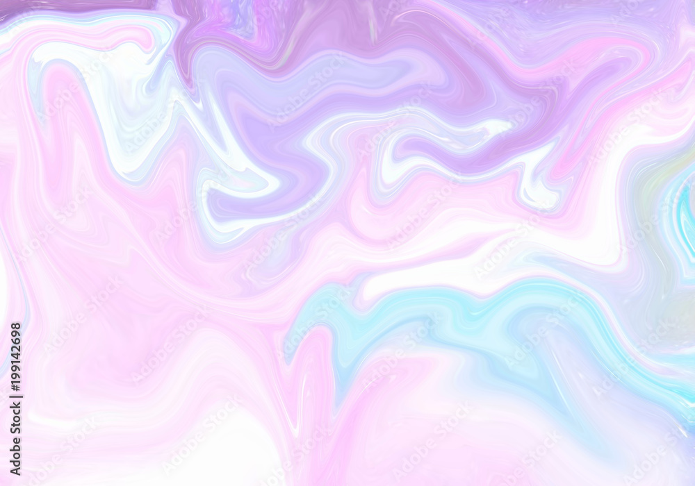 Fototapeta premium Pastel colors marble background. Marbling texture design. Abstract background. Stock. Oil painting style. Watercolor hand drawing. Good for wallpapers, posters, cards, invitations, websites. 