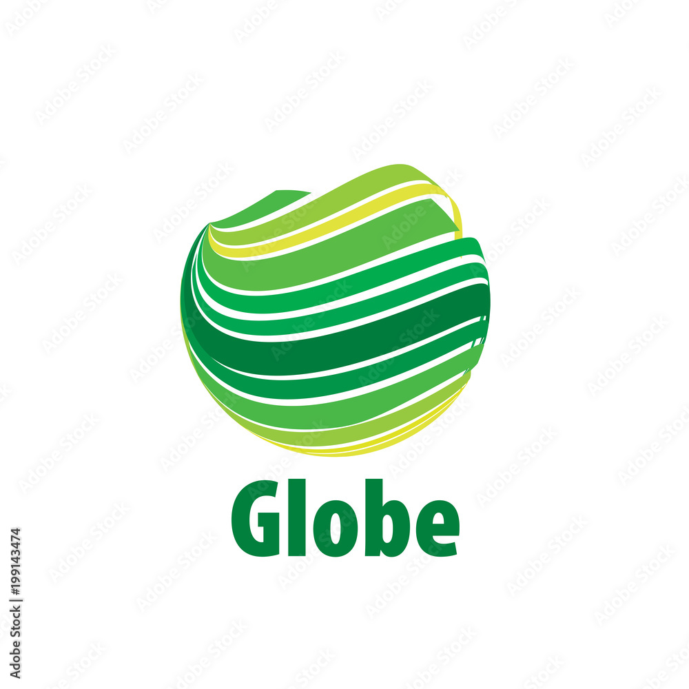 vector logo globe Stock Vector | Adobe Stock