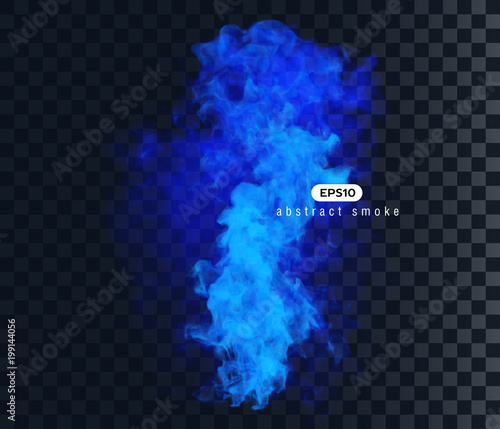 Vector illustration of smoky shape.