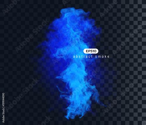 Vector illustration of smoky shape.