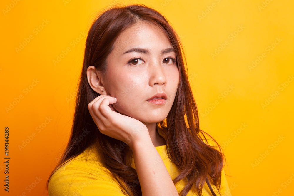 Beautiful young Asian woman Beautiful young Asian woman