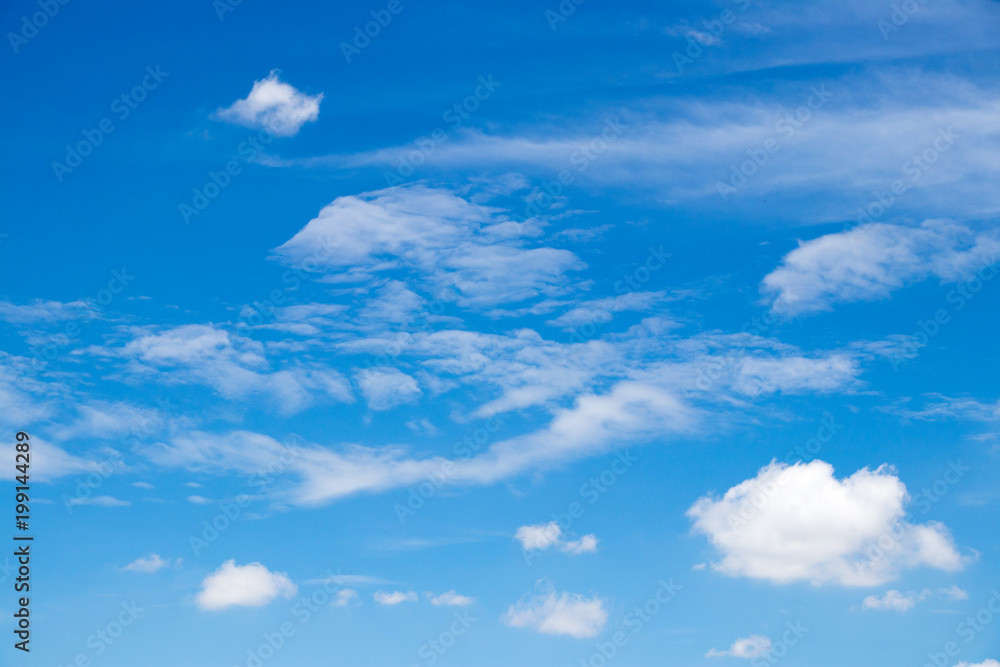 Beautiful blue sky with white cloud background Beautiful blue sky with white cloud background