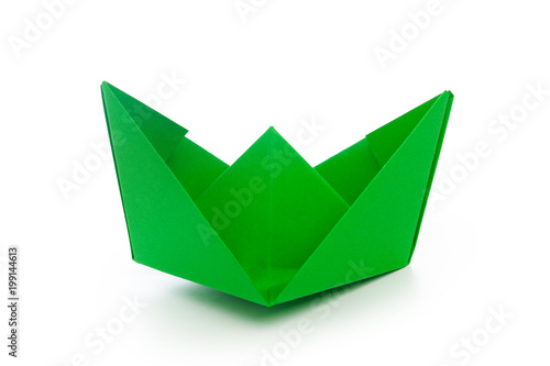 origami paper boat isolated on white background Free Download origami paper boat isolated on white background - GFXLoad
