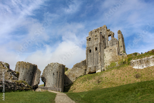 English castle ruins