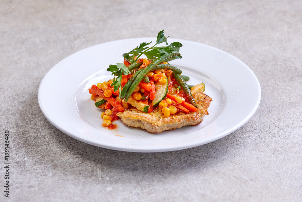 chicken with vegetables chicken with vegetables