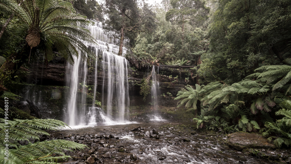 Obraz premium Wodospady Russell, Tasmania, Australia