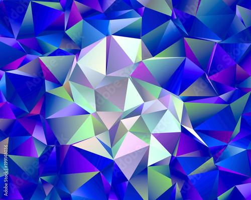 Abstract low poly background. Vector clip art.
