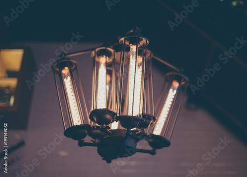 Light decor vintige lamp photo