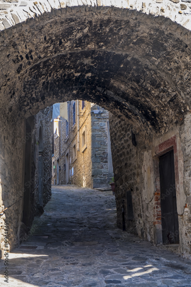 Naklejka Pontremoli, historyczne miasto w Lunigiana