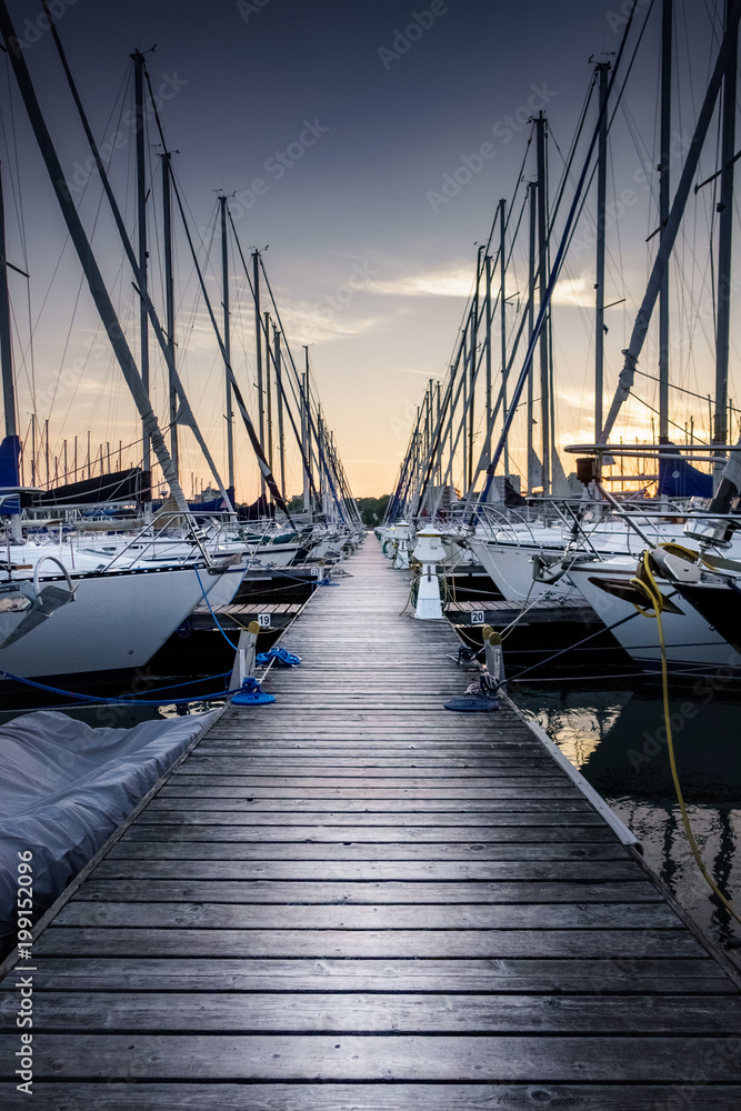 Fototapeta premium Moored boats
