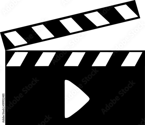 Video Production and Editing Clapperboard