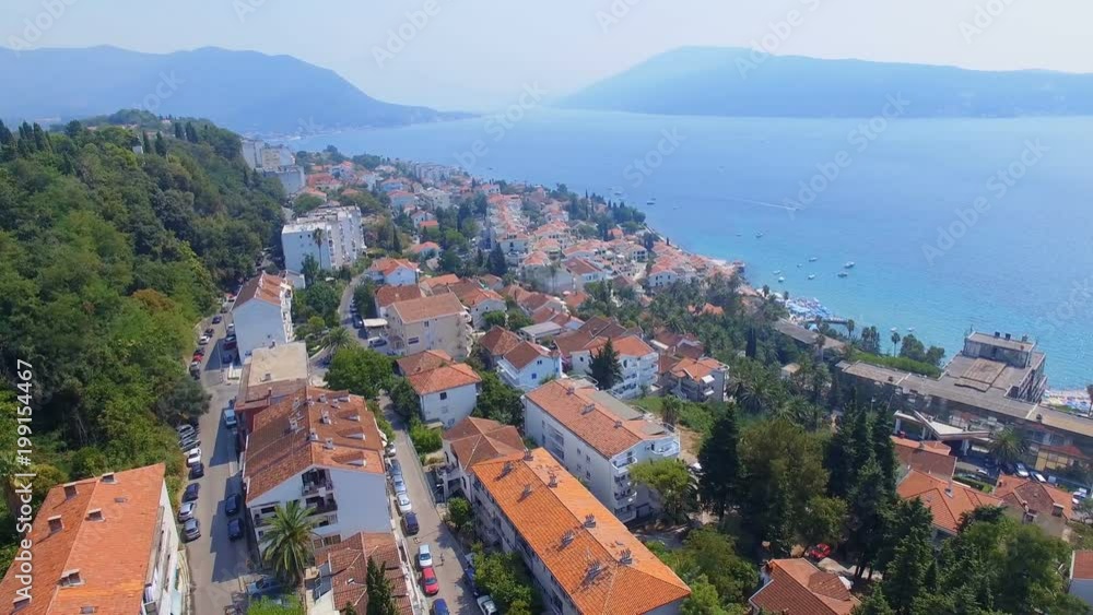 Aerial View Of Montenegro Beach, Herceg Novi, Boka Kotorska 3 Aerial View Of Montenegro Beach, Herceg Novi, Boka Kotorska 3