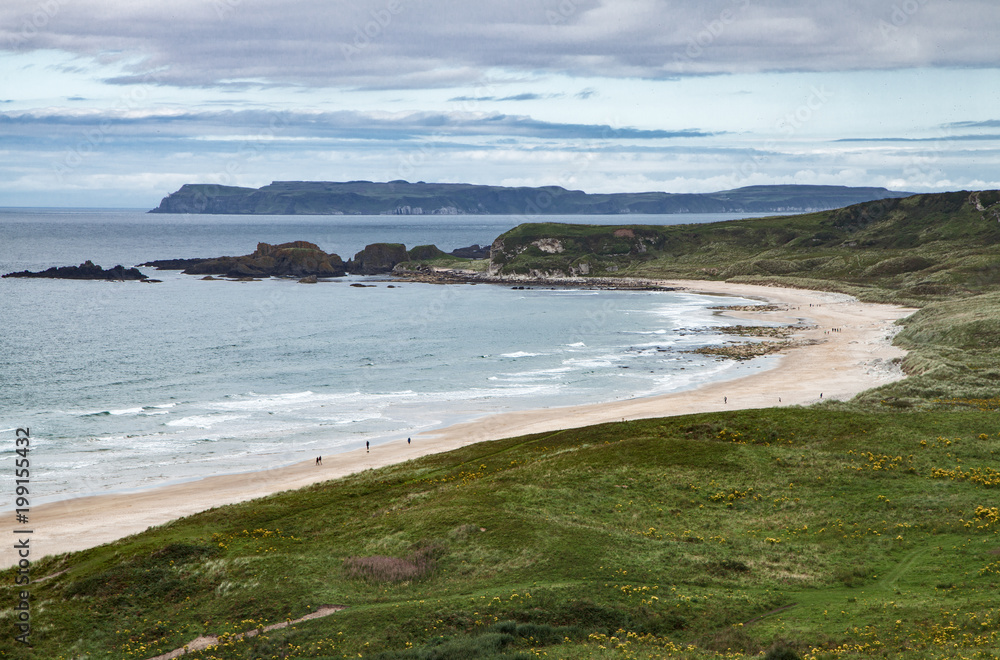white park bay Irlanda magnifica spiaggia Irlandese white park bay Irlanda magnifica spiaggia Irlandese