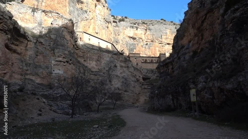 River canyon Mesa and jaraba monastery photo