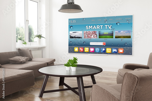 modern television smart tv photo