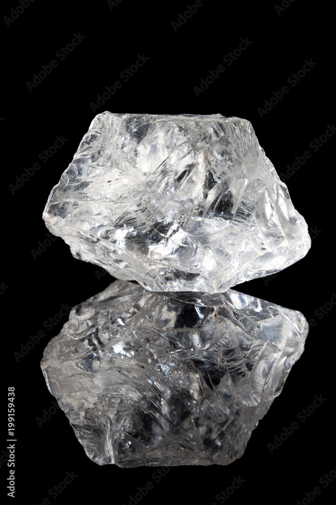 Clear quartz or rock crystal Clear quartz or rock crystal