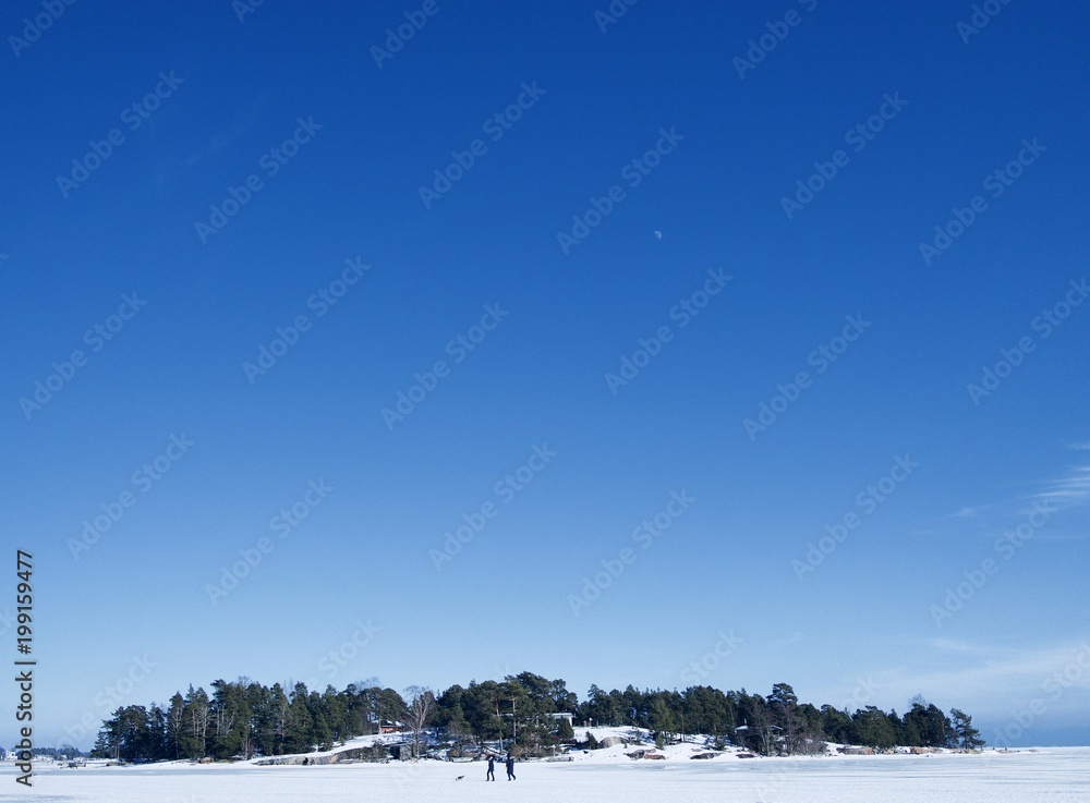 Naklejka premium Winter of Finland
