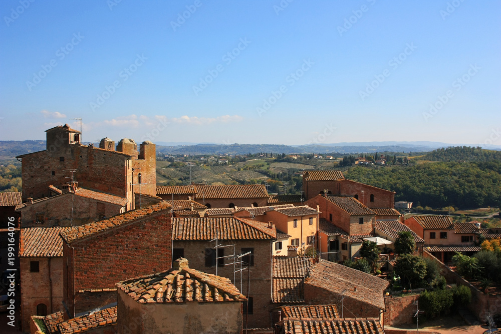 The Italian town of Certaldo