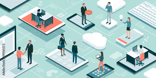 Online business and professionals network