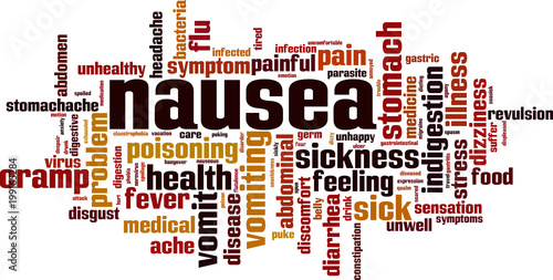 Nausea  word cloud