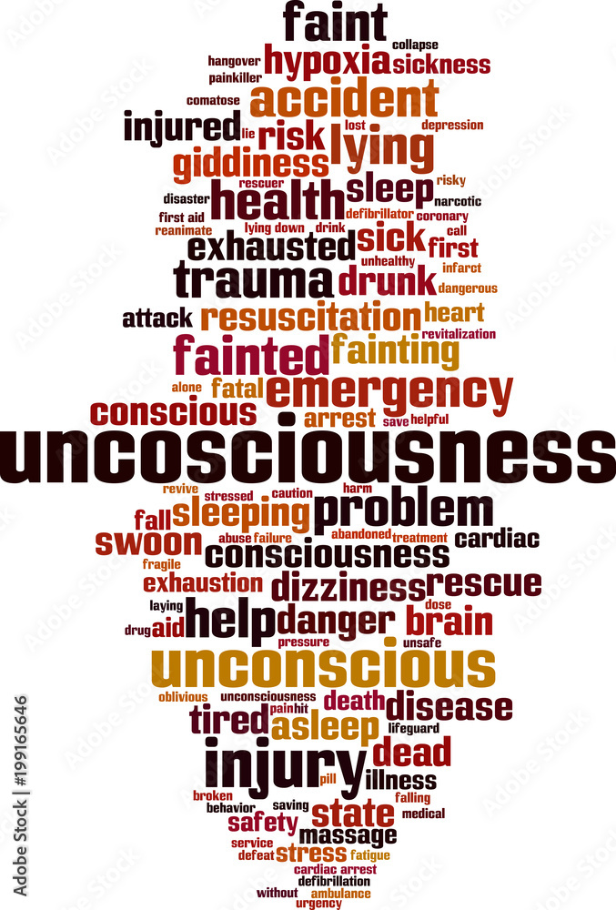 Unconsciousness  word cloud