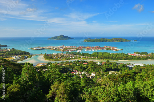 Seychelles Islands from above