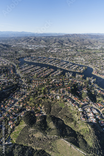 Vertical aerial view toward...