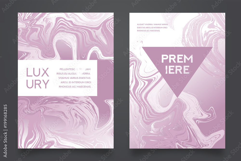 Fototapeta premium Marble Abstract Background Book Cover Design Template