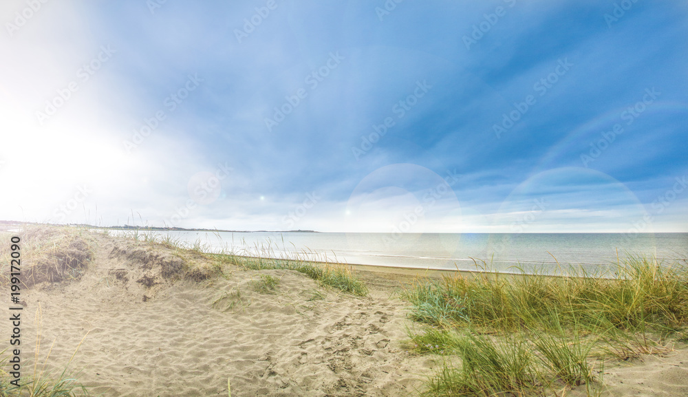 Sommerlicher Strand an der Ostsee
