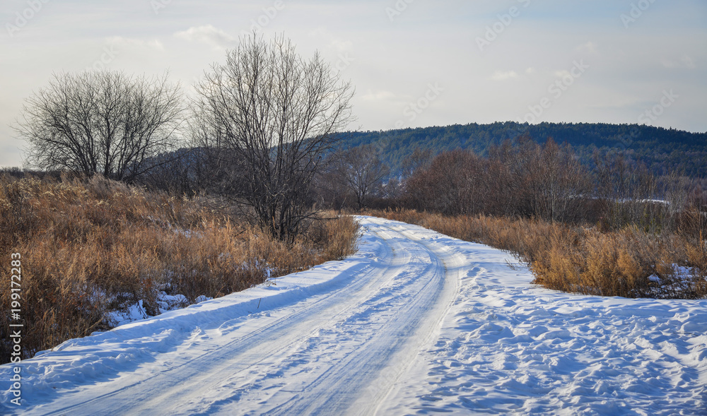Winter scenery of Heilongjiang, China Winter scenery of Heilongjiang, China