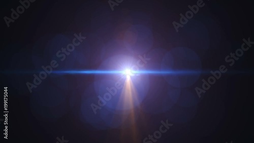 Wallpaper Mural anamorphic lens flare 3840x2160 4K, lights background . Torontodigital.ca