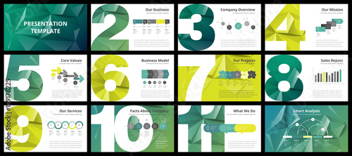 Business presentation templates