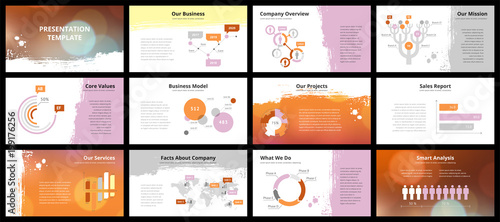 Business presentation templates