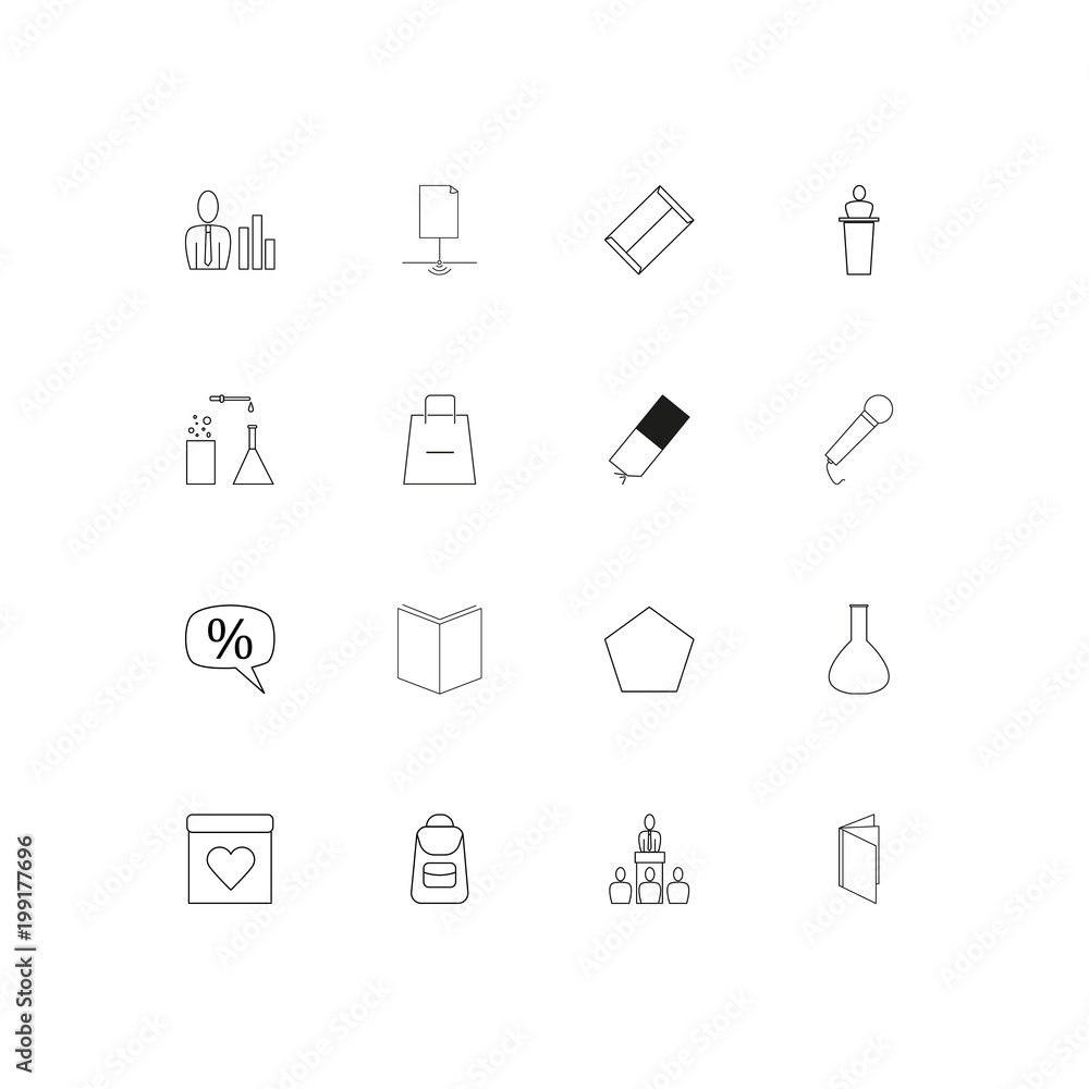 Education And Science simple linear icons set. Outlined vector icons Education And Science simple linear icons set. Outlined vector icons